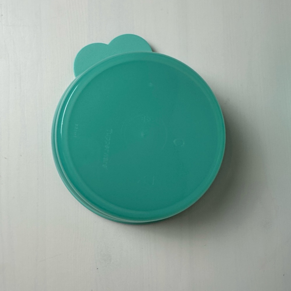 Round Teal Food Storage Container
